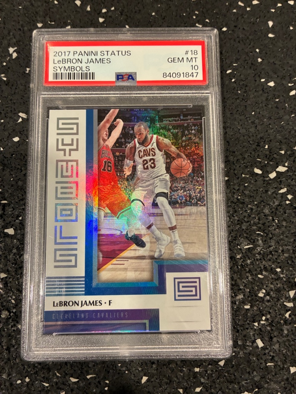 Panini LeBron James Holo Card - Blue, White, Red